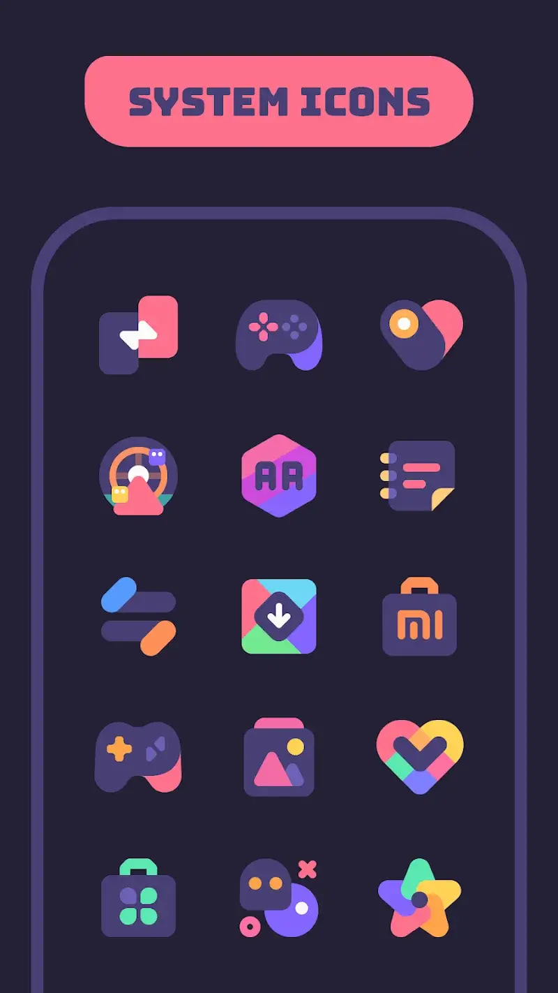 Mello Night Icon Pack screenshot 1