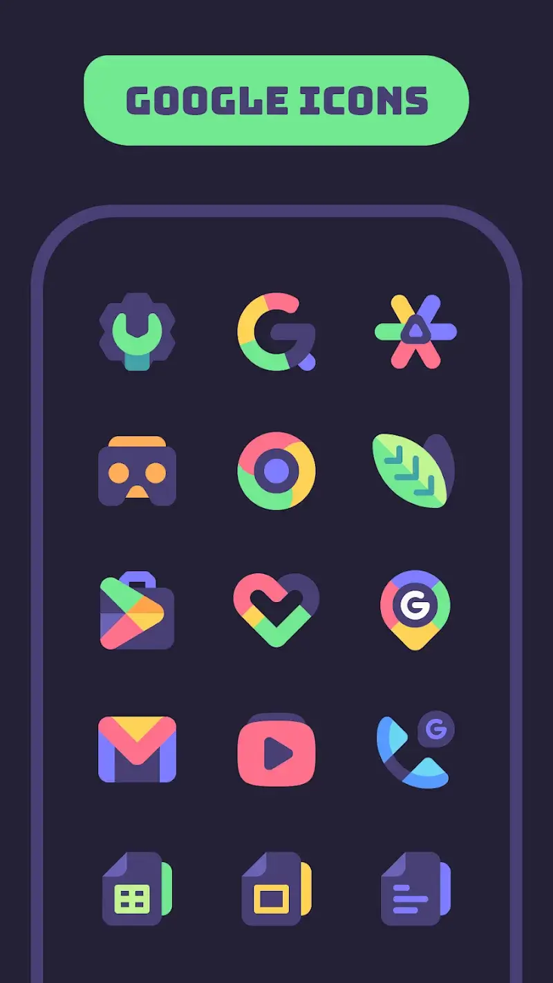 Mello Night Icon Pack screenshot 1