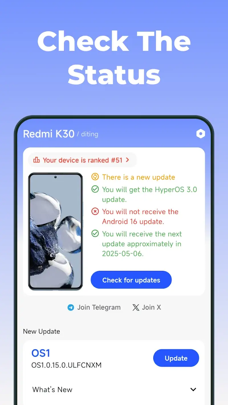 MemeOS Enhancer: OS Updates screenshot 1