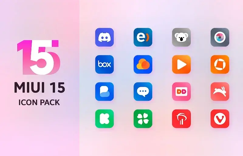 Mi15 - Icon Pack screenshot 1