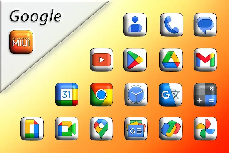 MIUI 3D - Icon Pack screenshot 1
