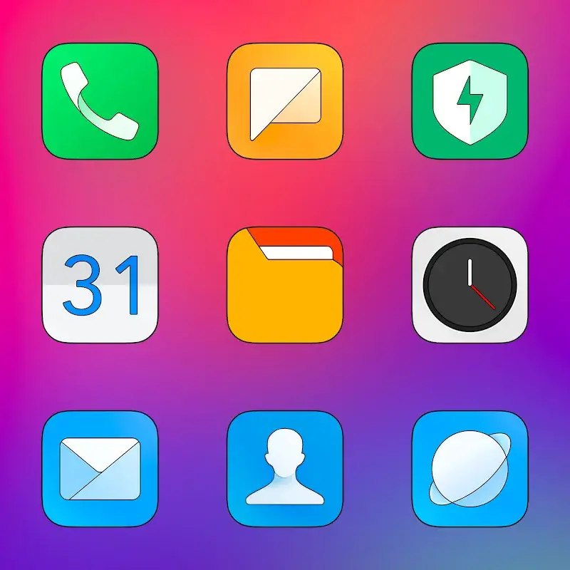 MIUI HD - Icon Pack screenshot 1