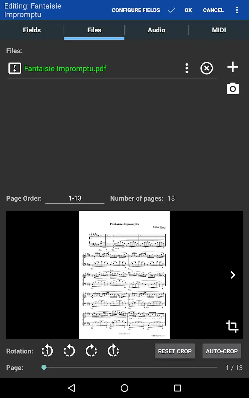 MobileSheets Trial screenshot 1