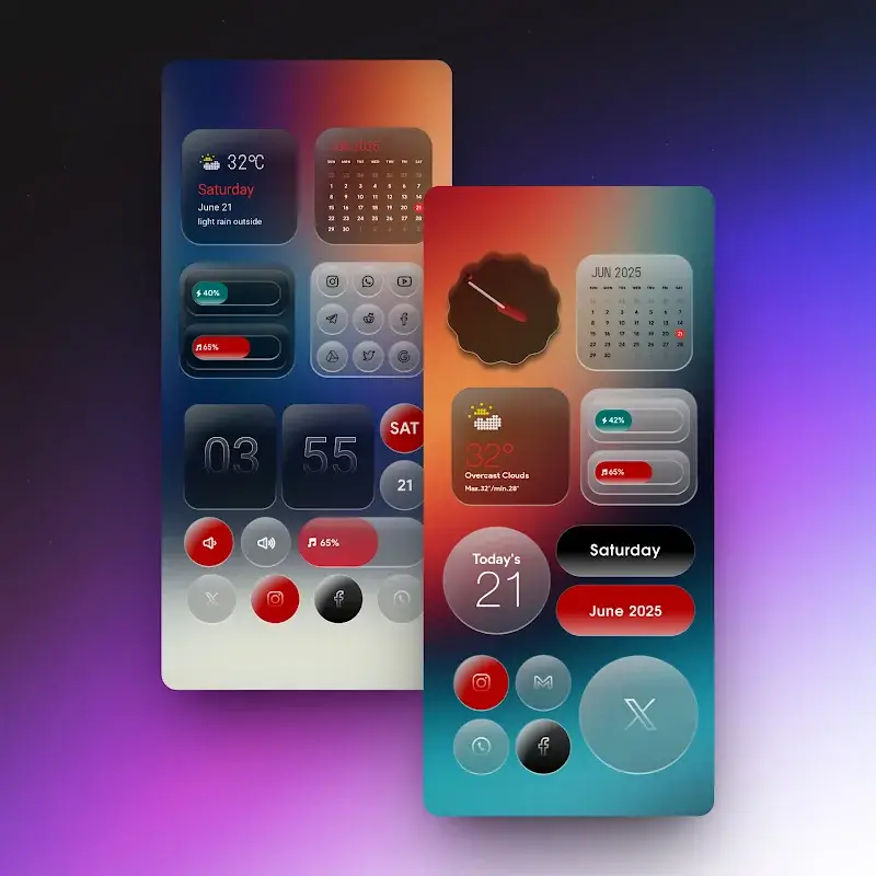 My Thing Glass Kwgt screenshot 1