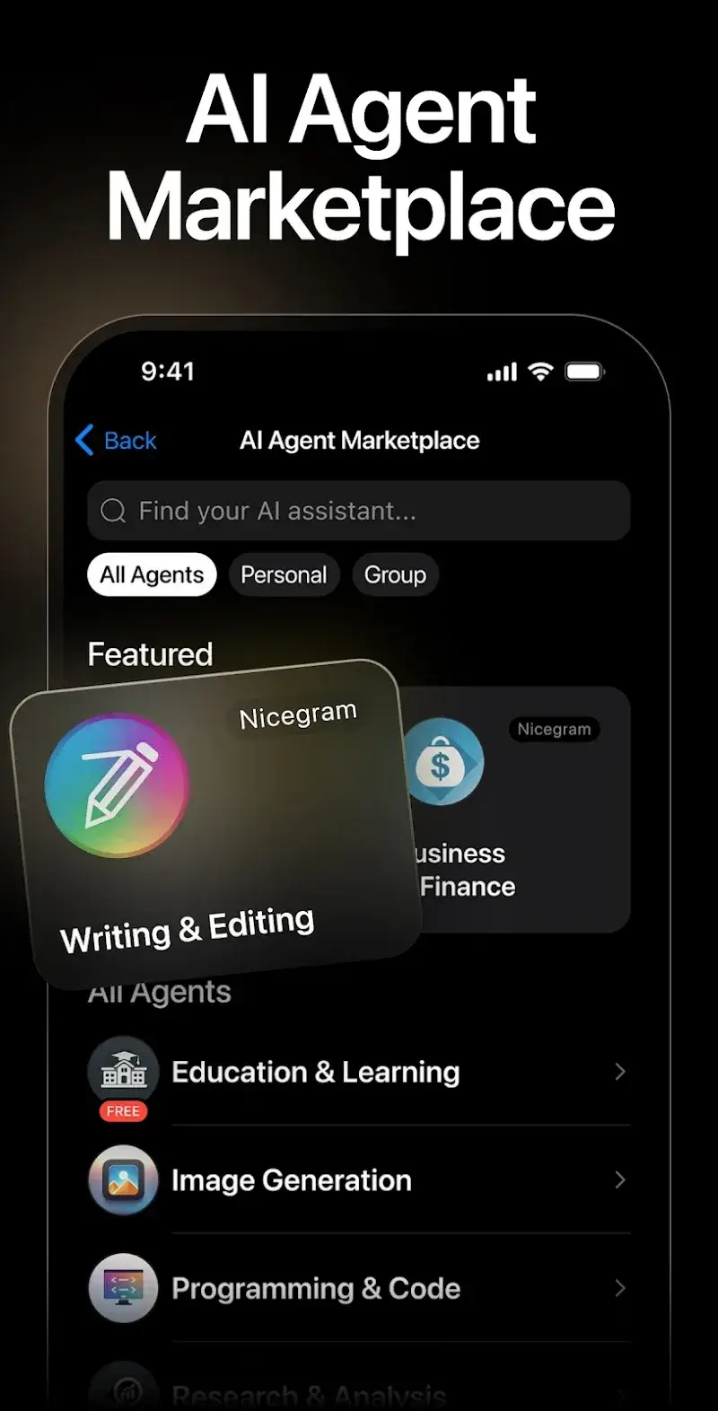 Nicegram: Secure AI Messenger screenshot 1