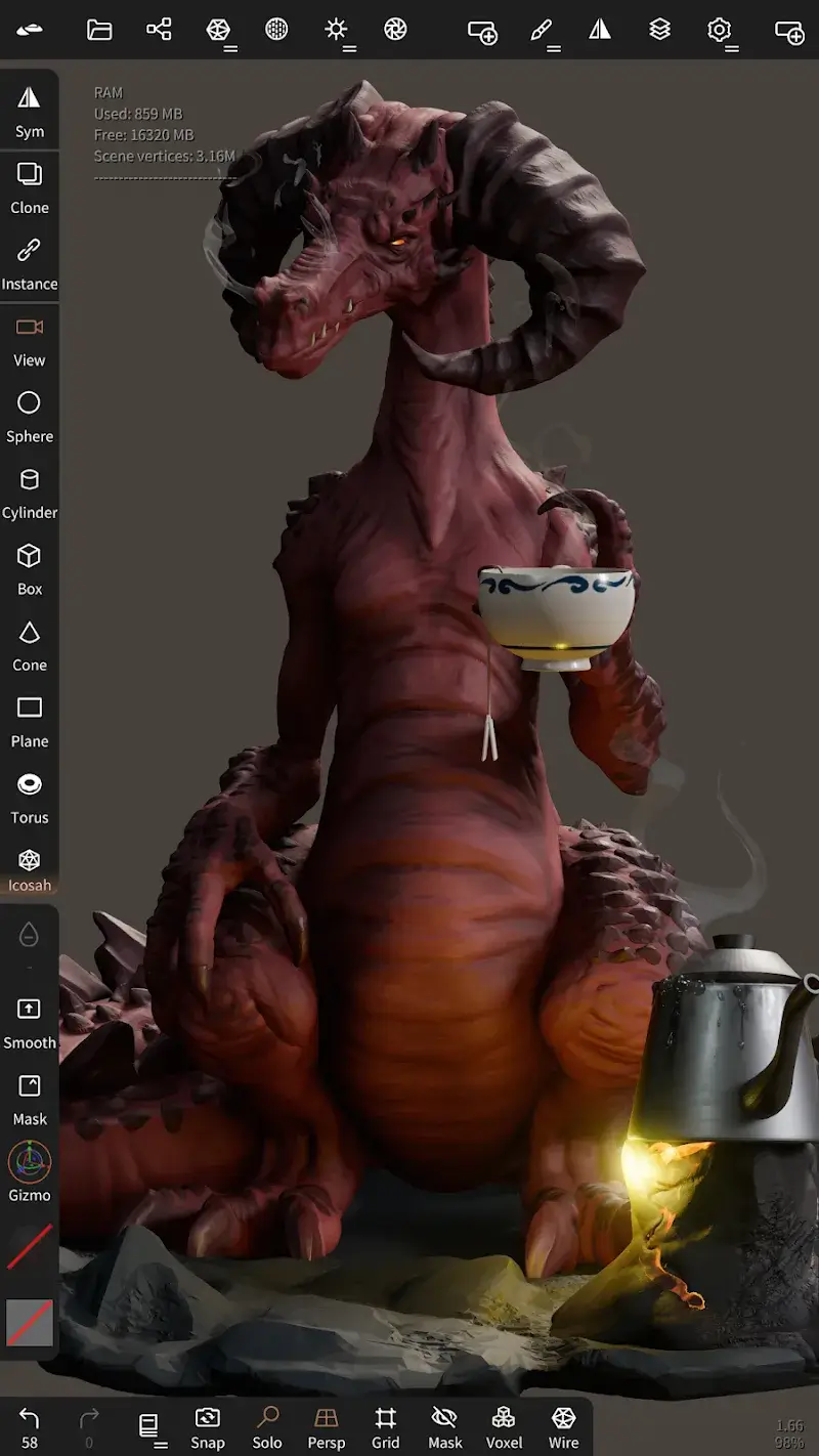 Nomad Sculpt screenshot 1