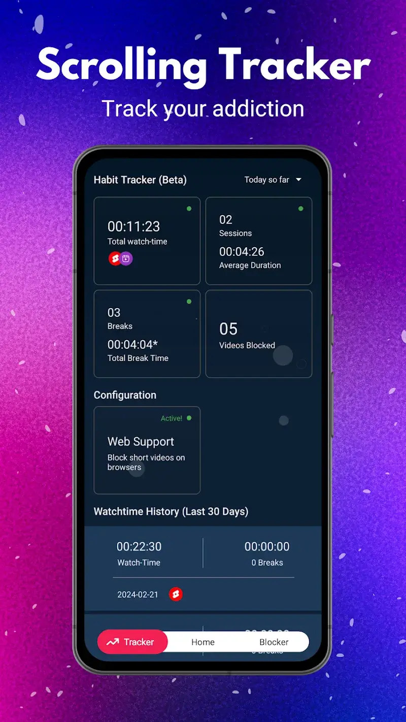 NoScroll screenshot 1