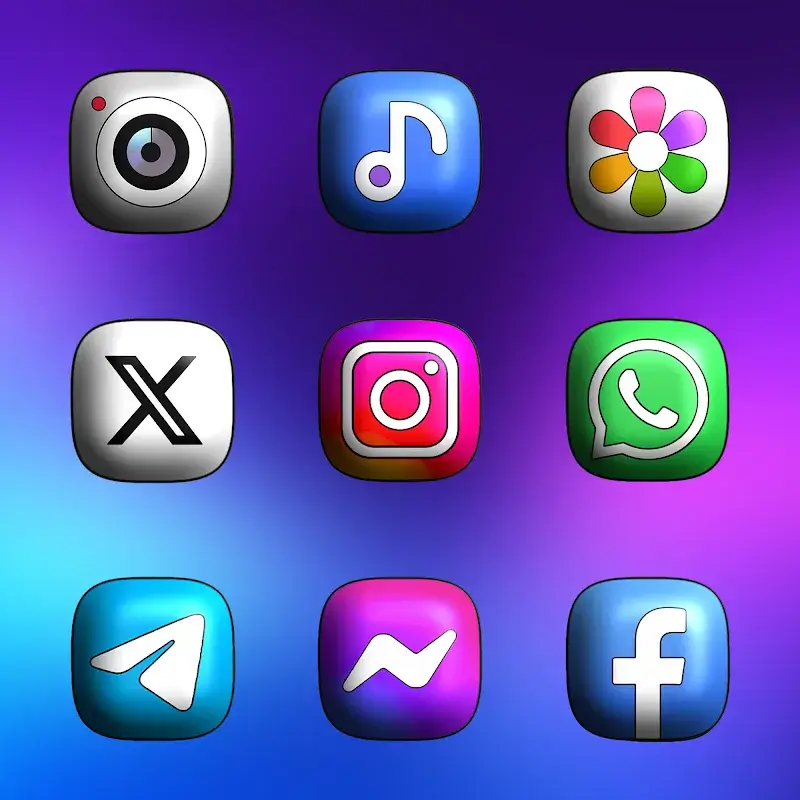 One UI 3D - Icon Pack screenshot 1