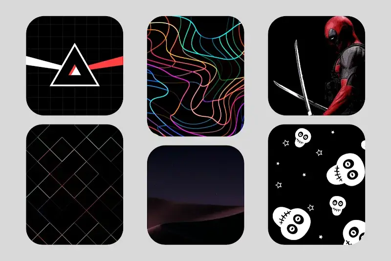 OneBlack - Icon Pack screenshot 1