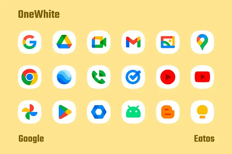 OneWhite - Icon Pack screenshot 1