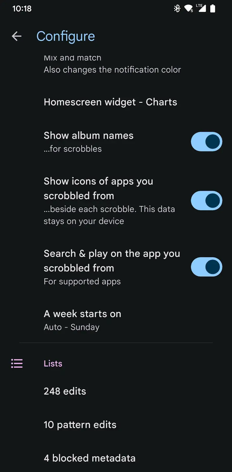 Pano Scrobbler for LastFM screenshot 1
