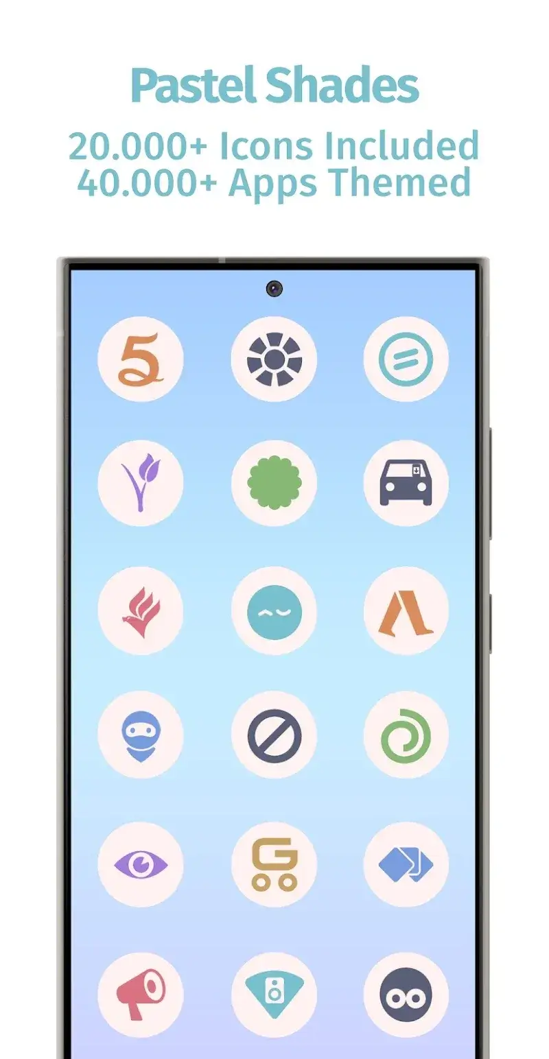 Pastel Light Icon Pack screenshot 1