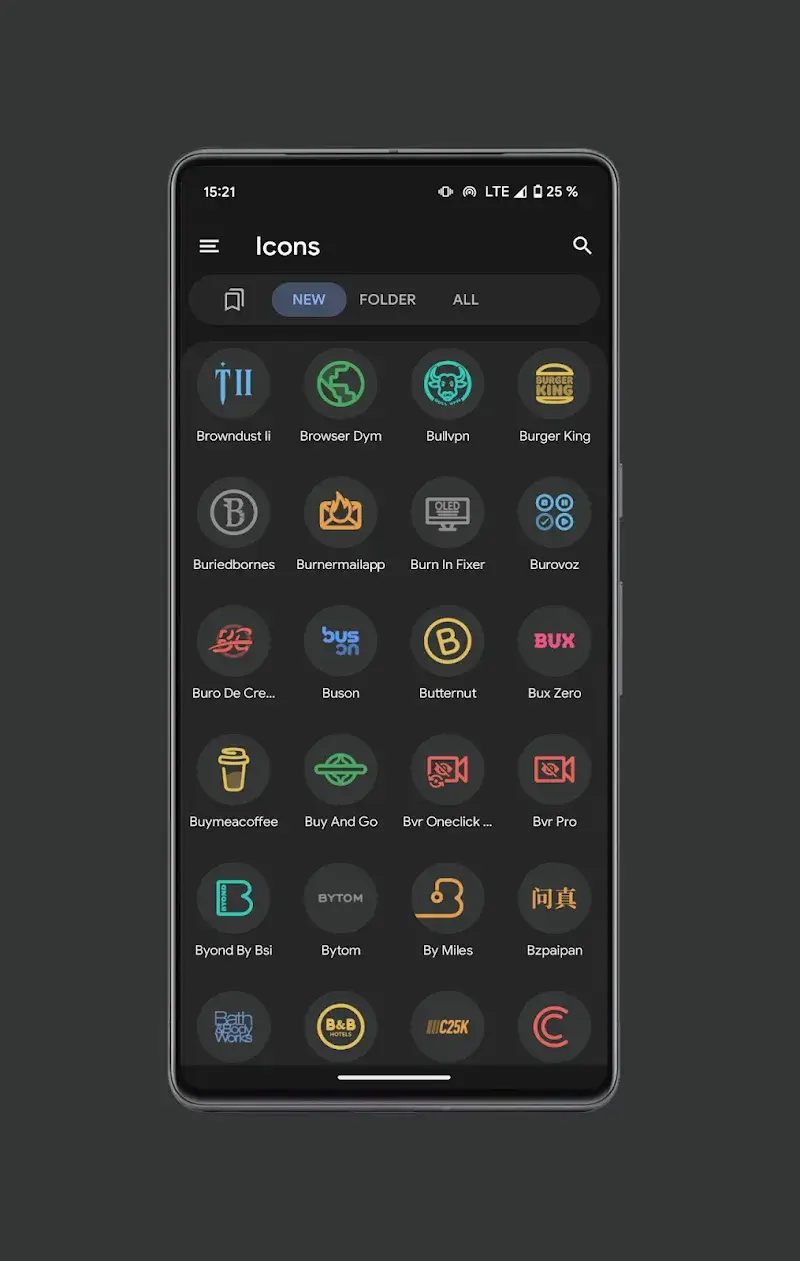 Pix Material Dark Icon Pack screenshot 1