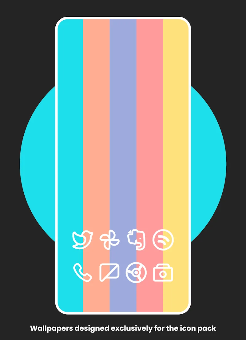 Plume Line - Icon Pack screenshot 1