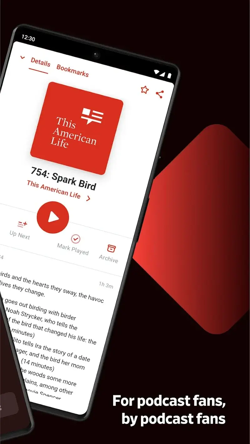 Pocket Casts screenshot 1
