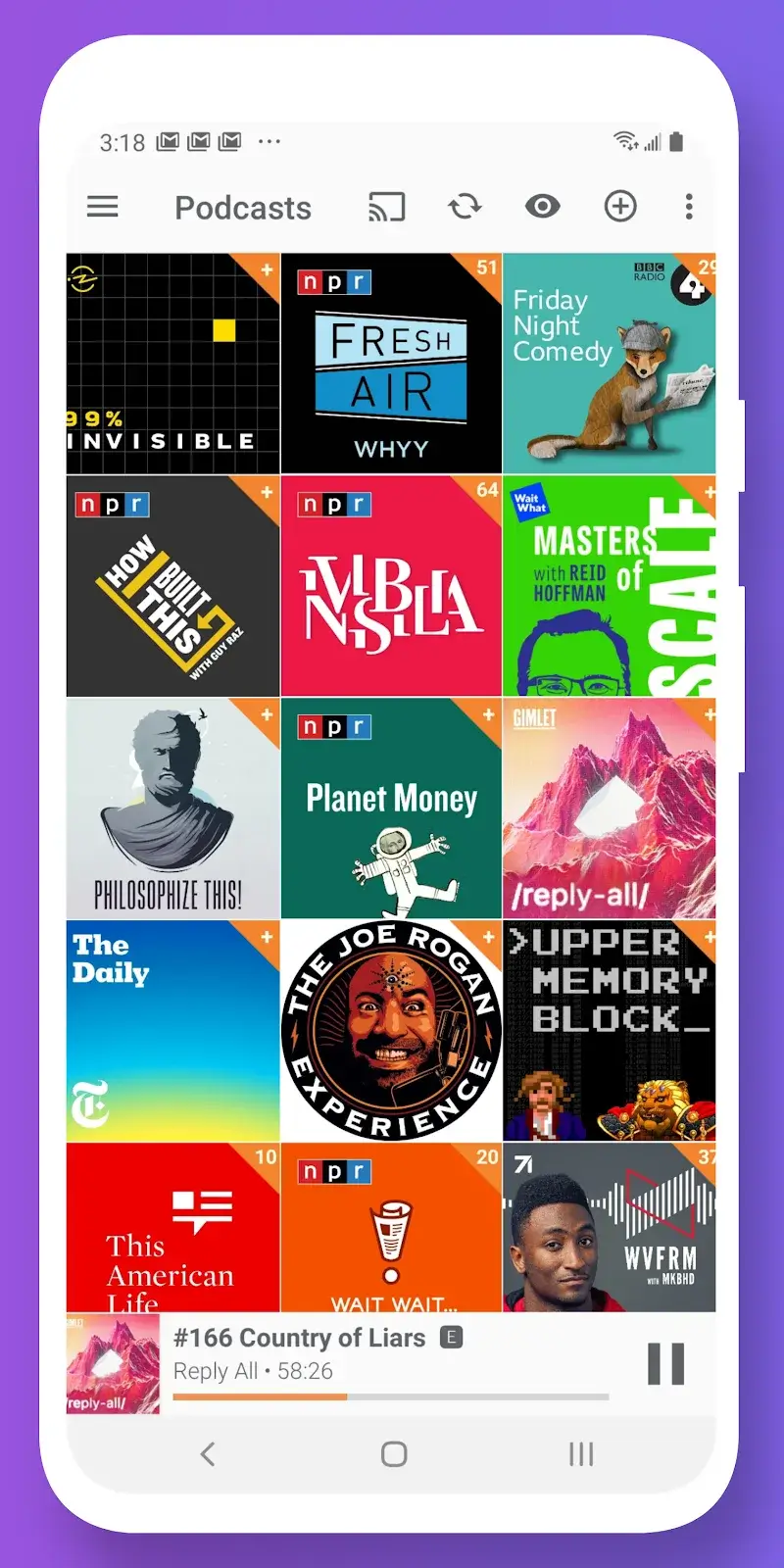 Podcast Addict: Podcast player screenshot 1