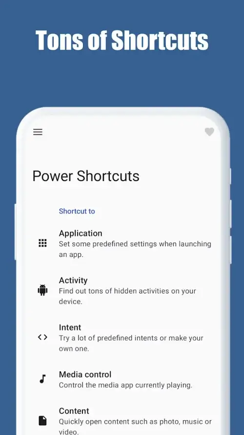 Power Shortcuts screenshot 1