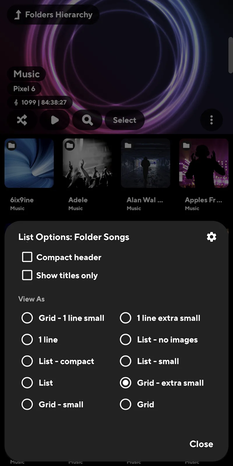 Poweramp Music Player screenshot 1