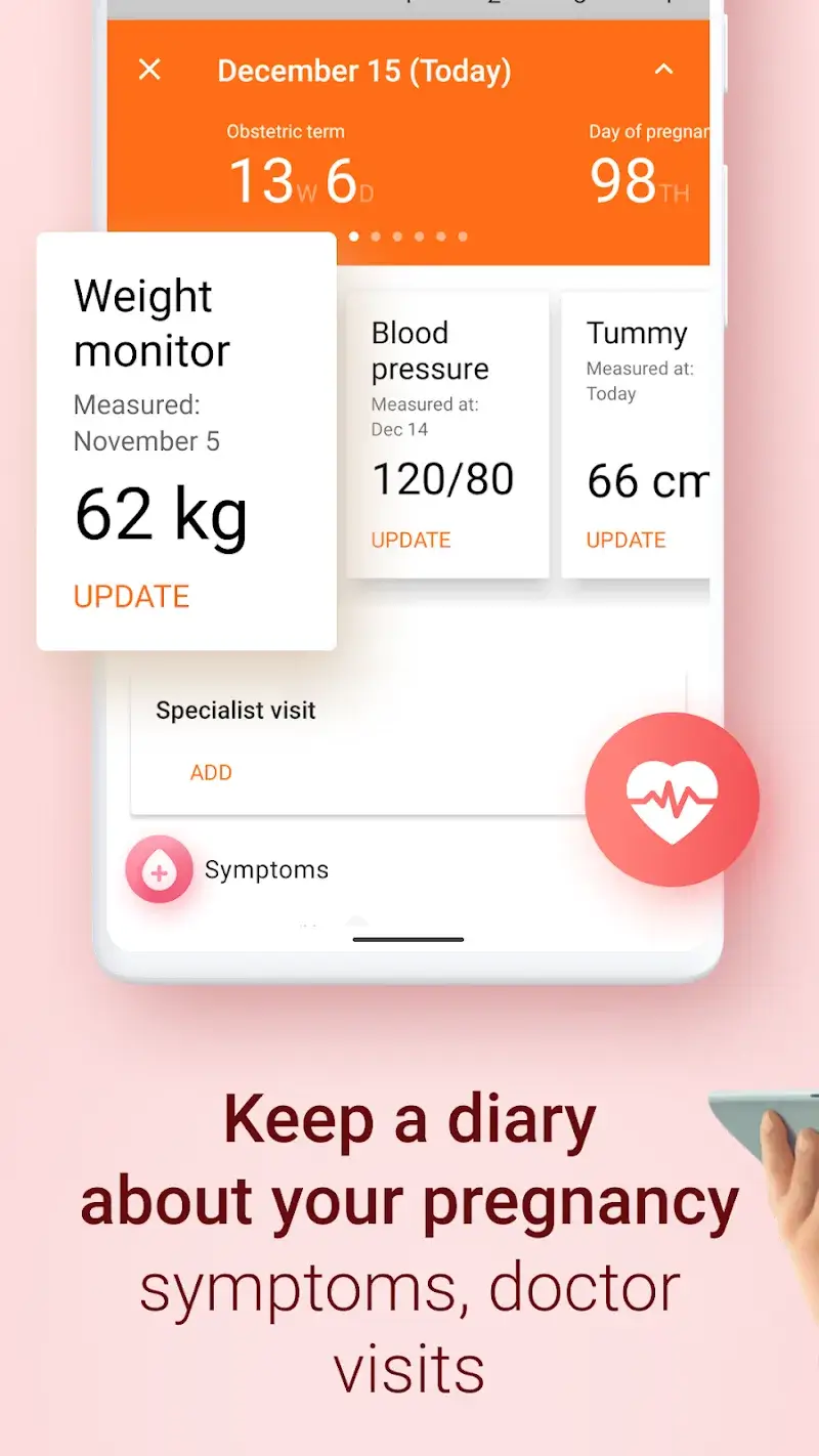 Pregnancy Tracker screenshot 1