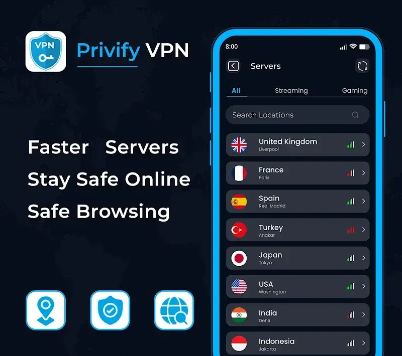 Privify VPN screenshot 1
