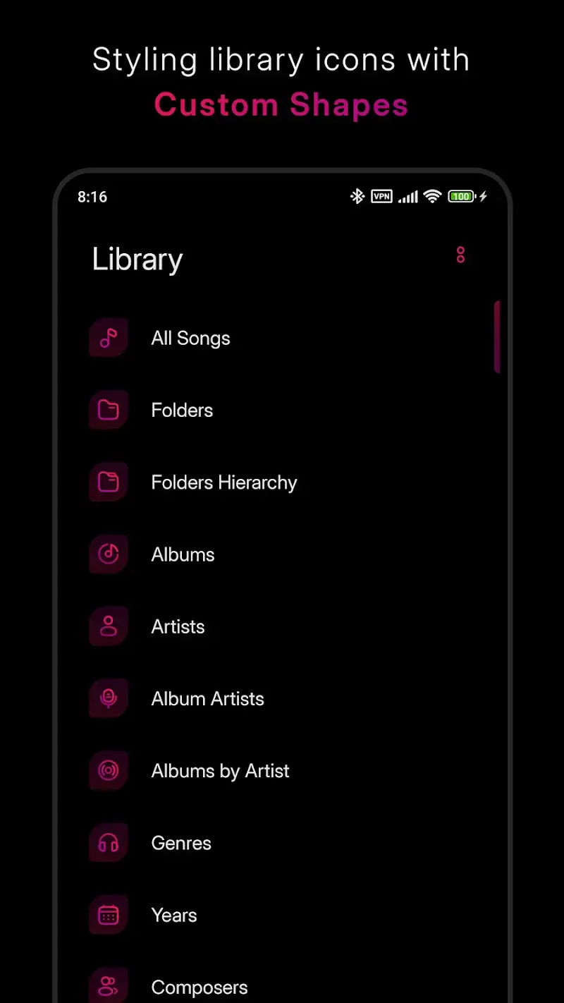 Proxima - Poweramp Skin screenshot 1