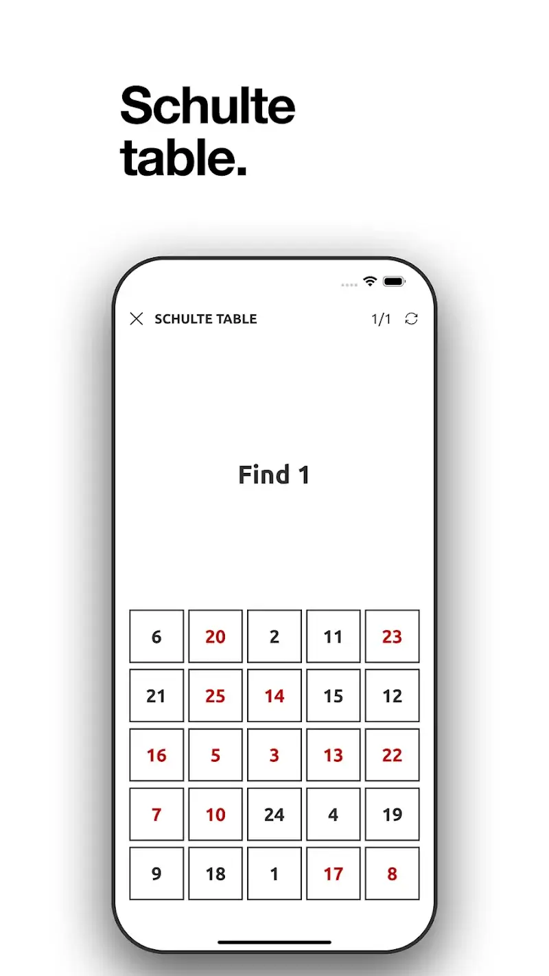 Reaction training screenshot 1
