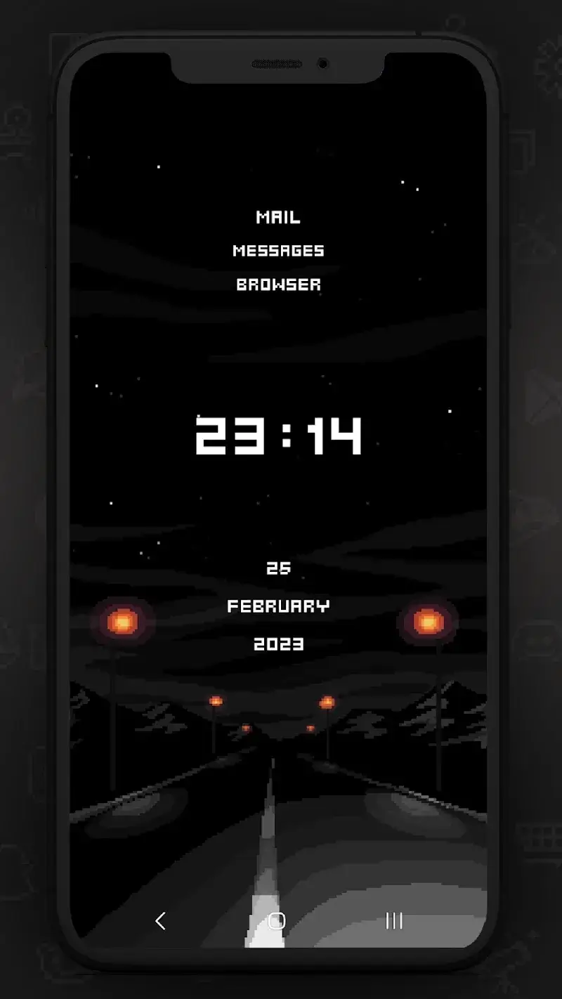 Retro Mode - Icon Pack (Neon) screenshot 1