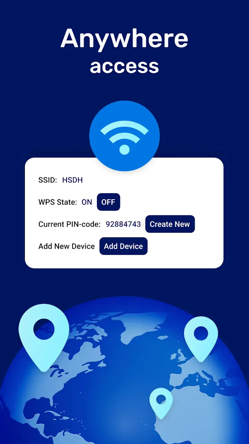 Router Admin Page screenshot 1