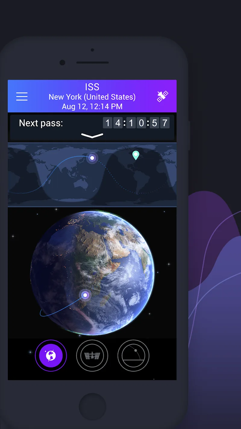 Satellite Tracker by Star Walk screenshot 1