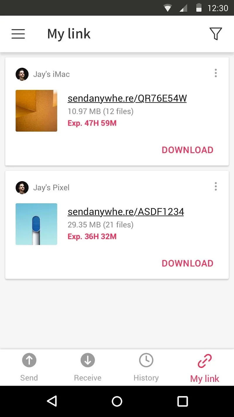 Send Anywhere screenshot 1