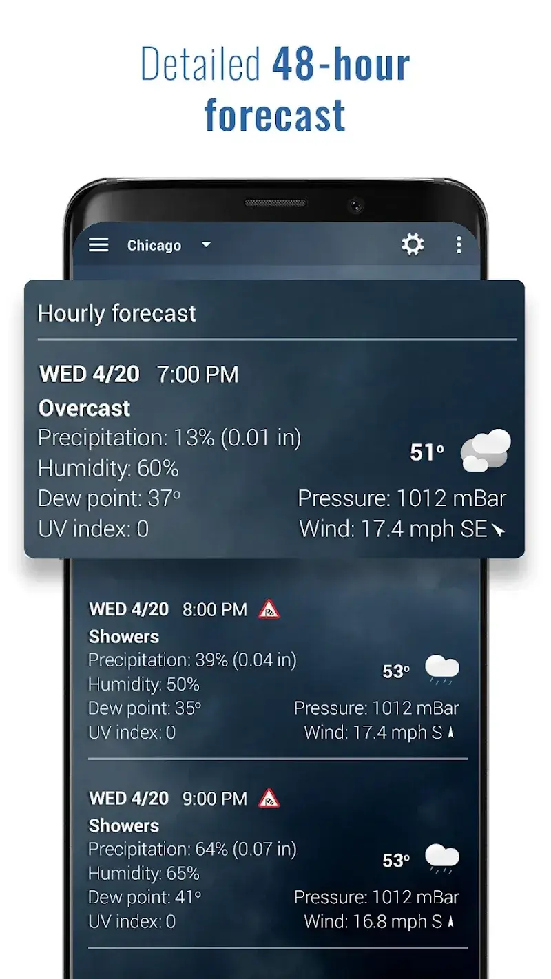 Sense V2 Flip Clock & Weather screenshot 1