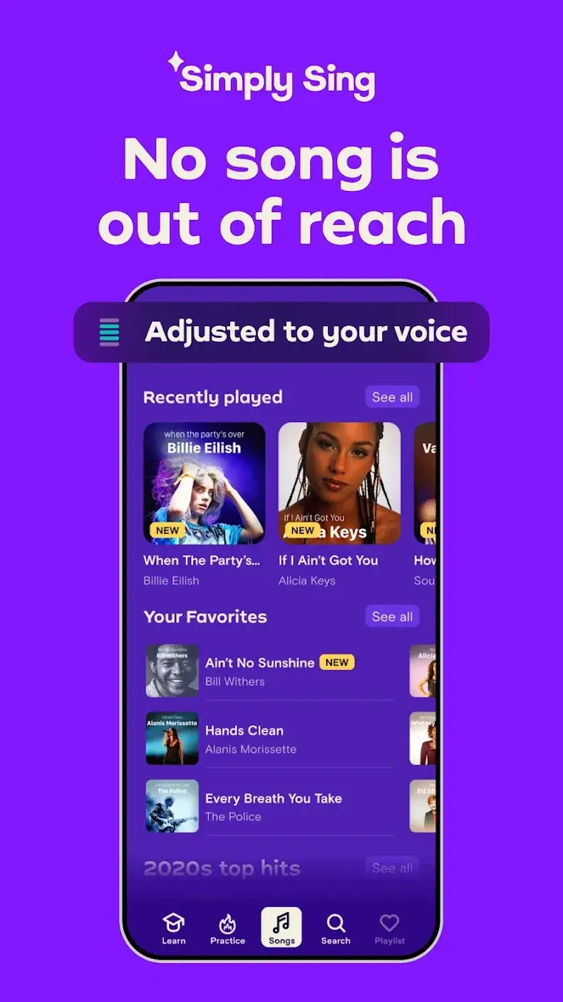 Simply Sing screenshot 1