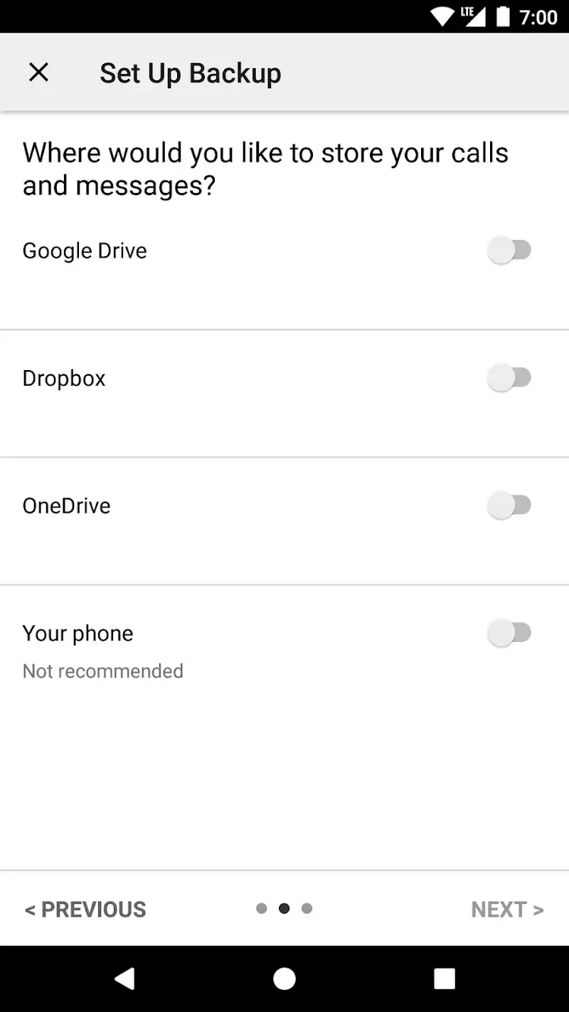 SMS Backup & Restore Pro screenshot 1