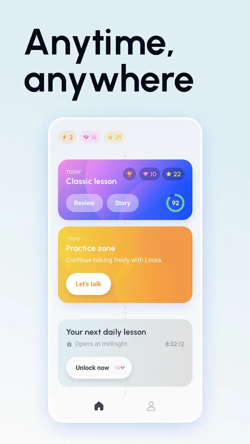 Speak English with Loora AI screenshot 1