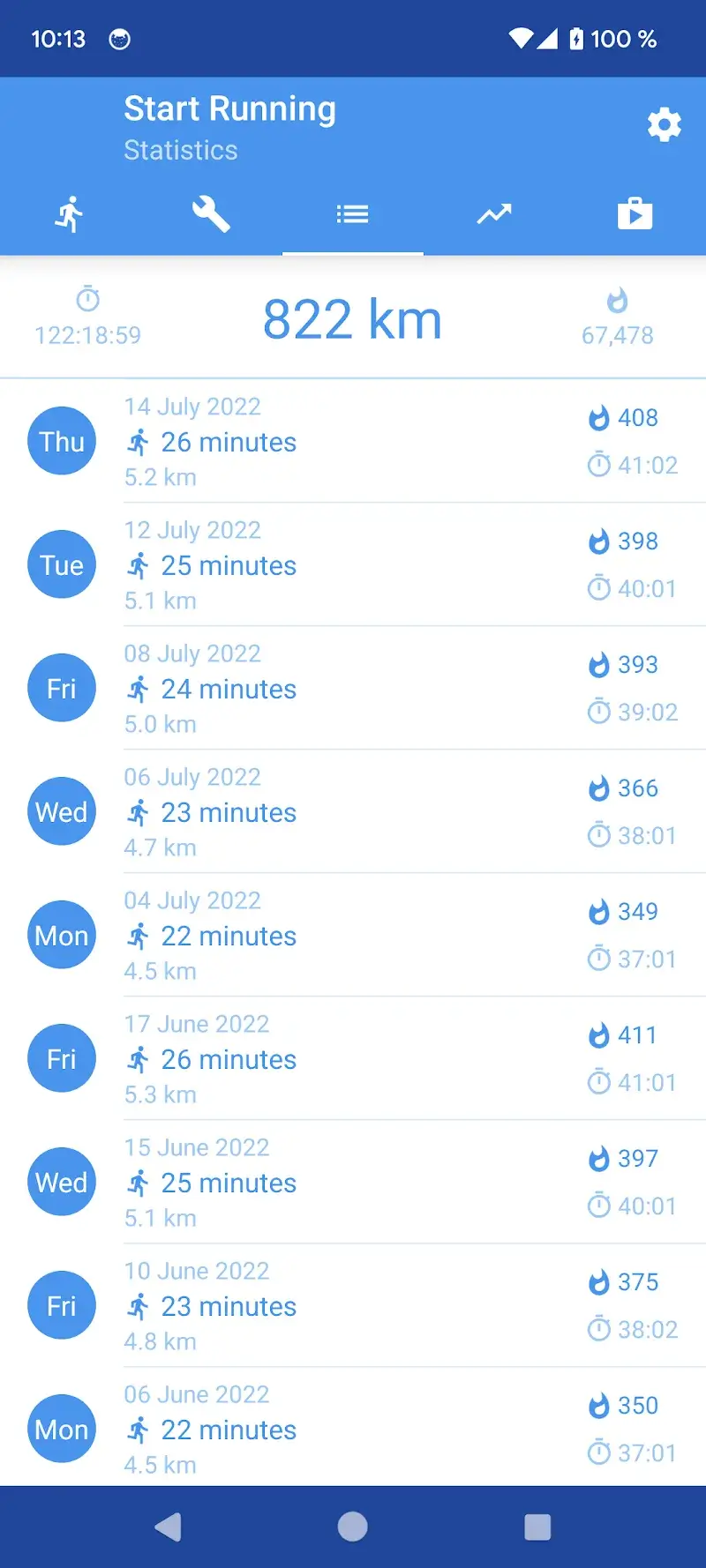 Start Running screenshot 1