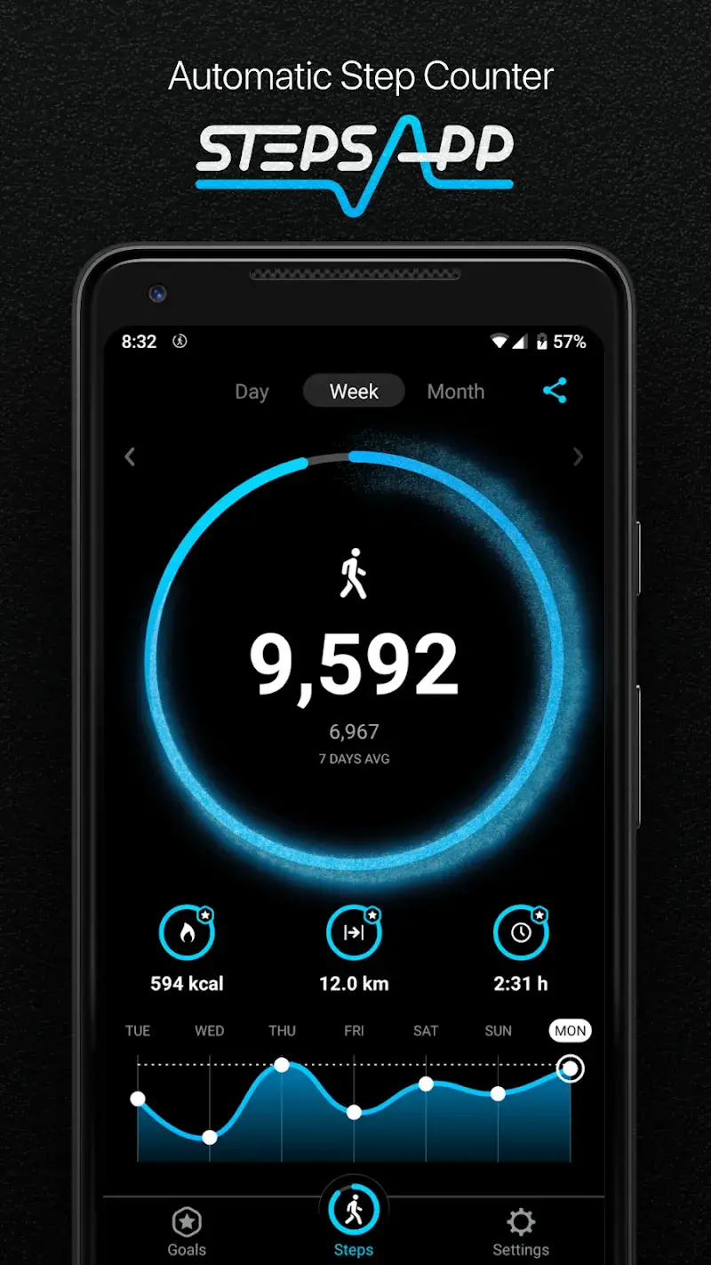 StepsApp – Step Counter screenshot 1