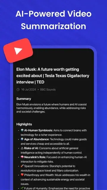 Summarify screenshot 1