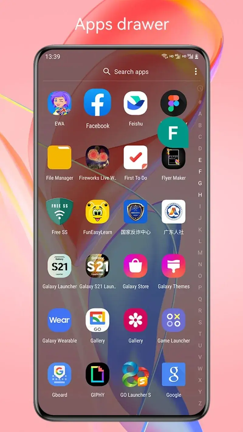 Super P Launcher screenshot 1