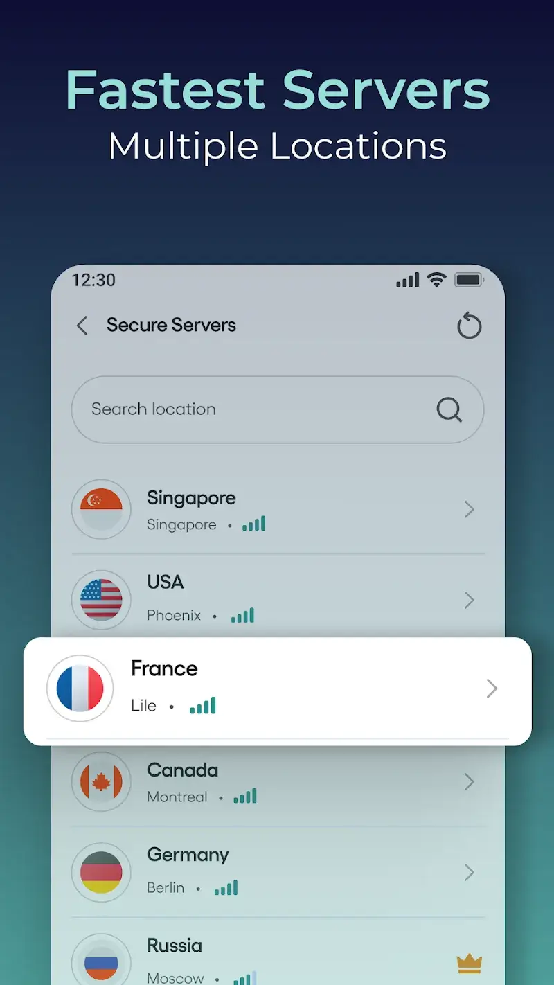 Surge VPN screenshot 1