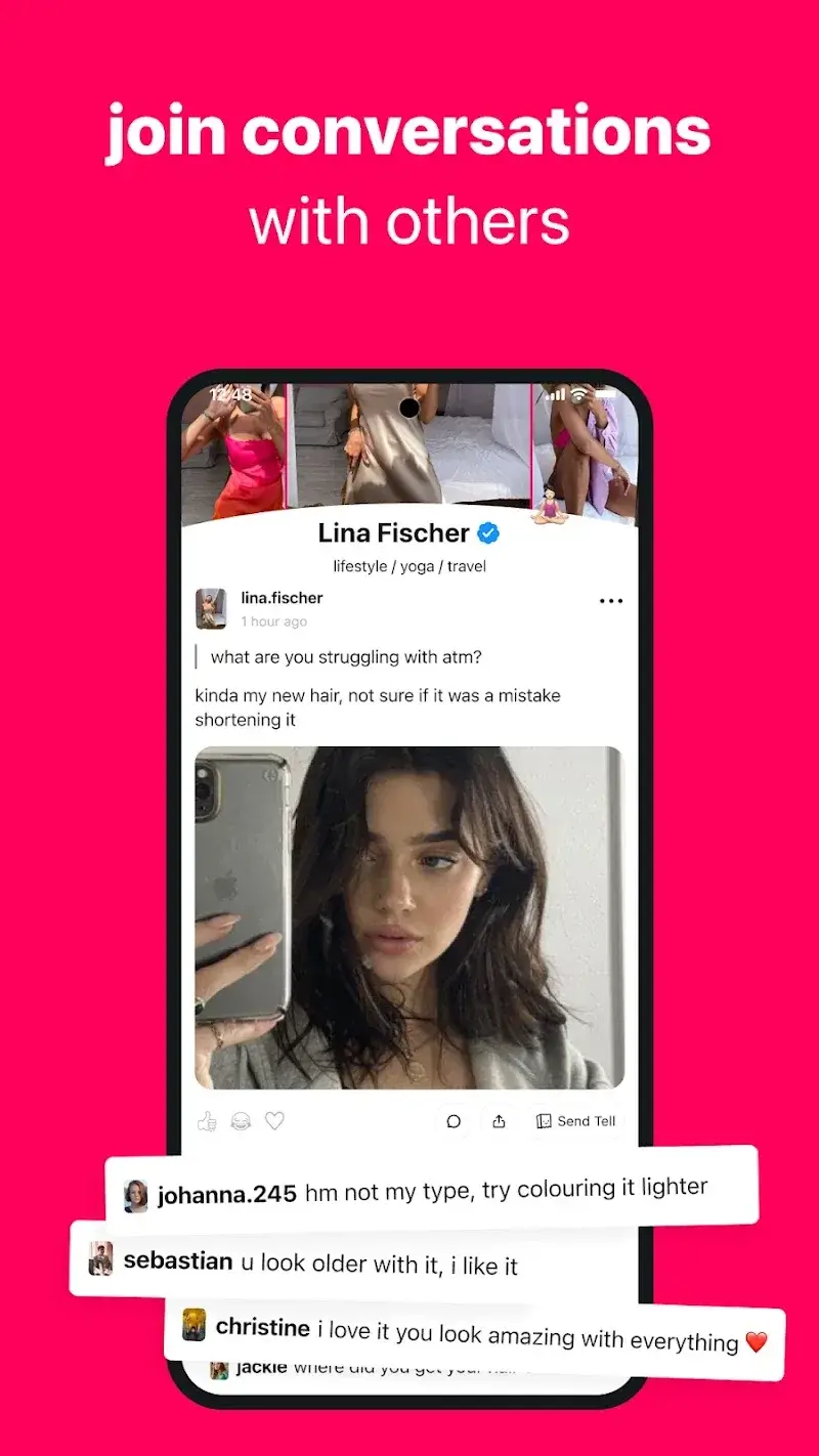 Tellonym: anonymous questions screenshot 1