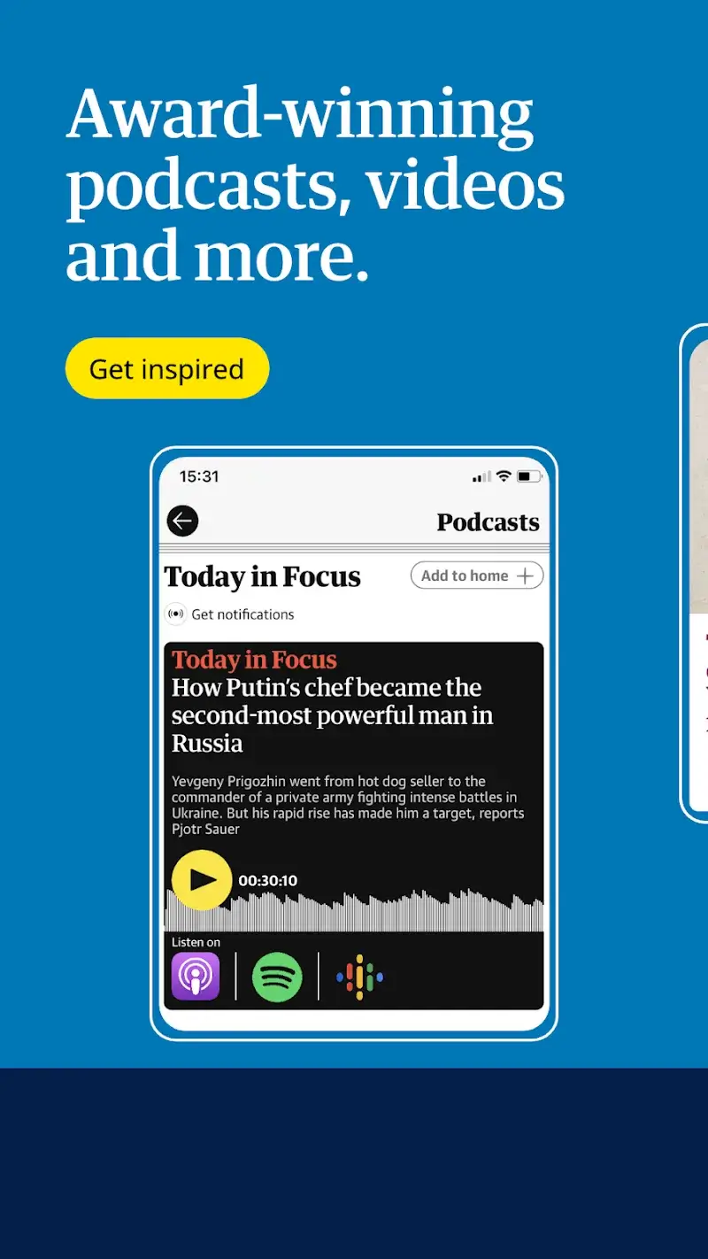 The Guardian screenshot 1