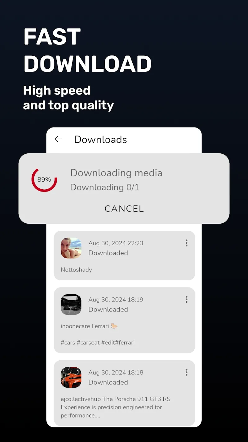 Tikget - Video Downloader screenshot 1