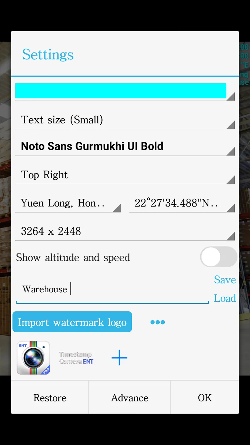 Timestamp Camera EnterprisePro screenshot 1