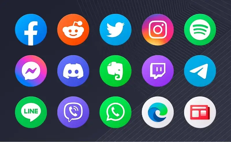 TouchWiz - Icon Pack (Round) screenshot 1