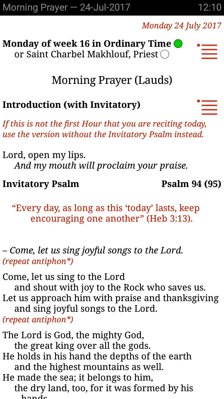 Universalis screenshot 1