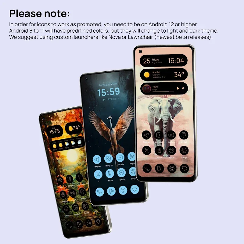 Vera Material You Icon Pack screenshot 1