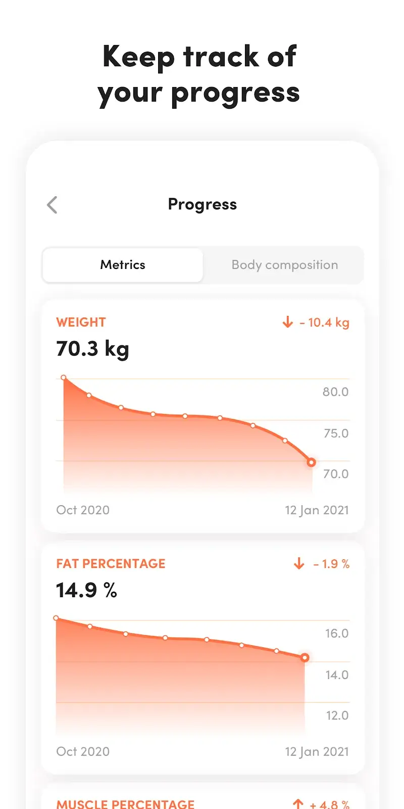 Virtuagym Fitness screenshot 1