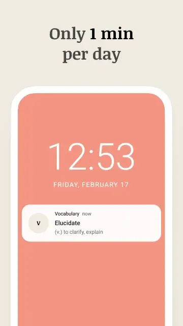 Vocabulary screenshot 1