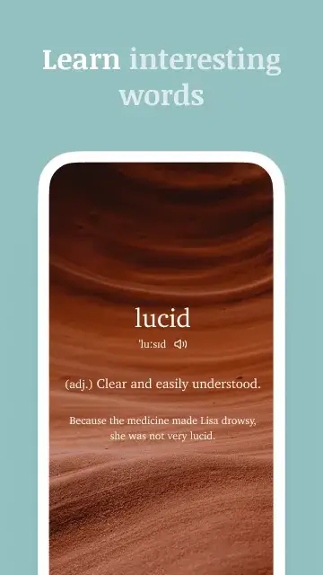 Vocabulary screenshot 1