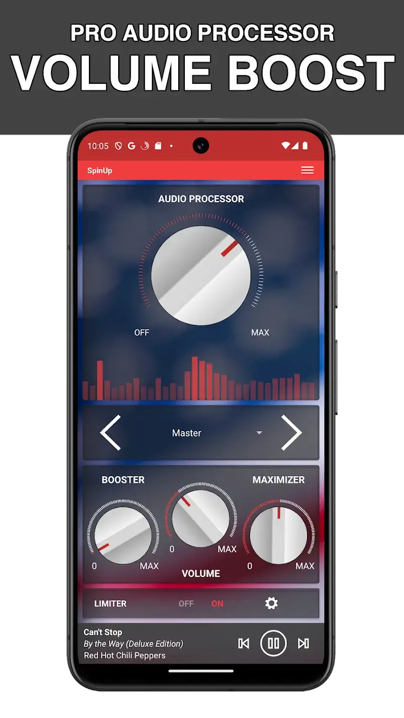 Volume Booster - Sound Booster (SpinUp Volume Booster) screenshot 1